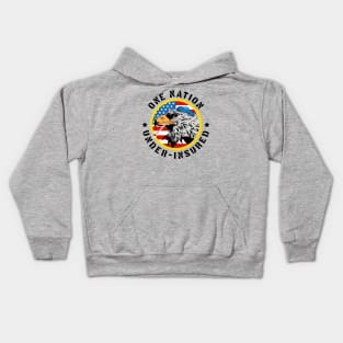 One Nation Under Insured - Pro Universal Healthcare Kids Hoodie